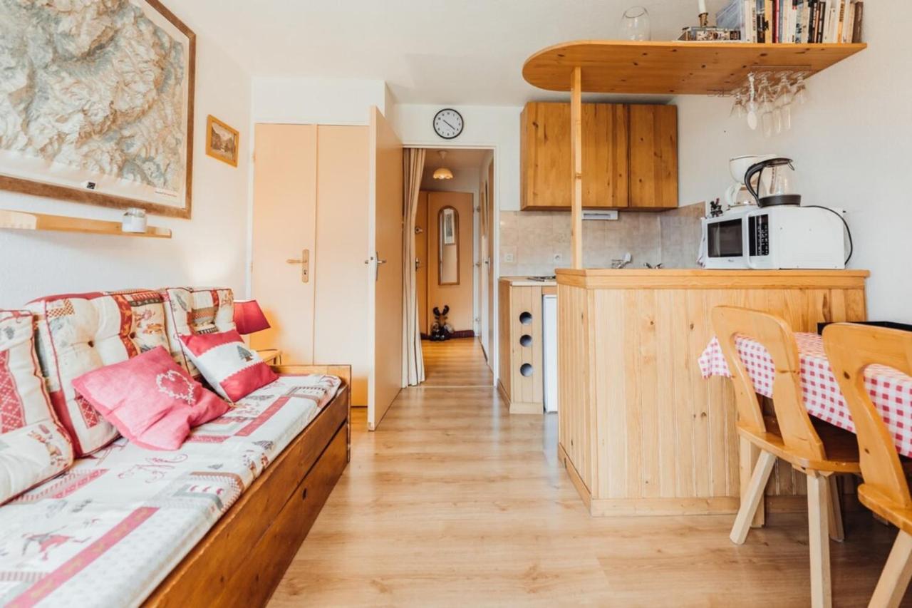 Furnished Studio At The Foot Of The Slopes With A Balcony & Mountains View Apartment Saint-Gervais-les-Bains Exterior photo