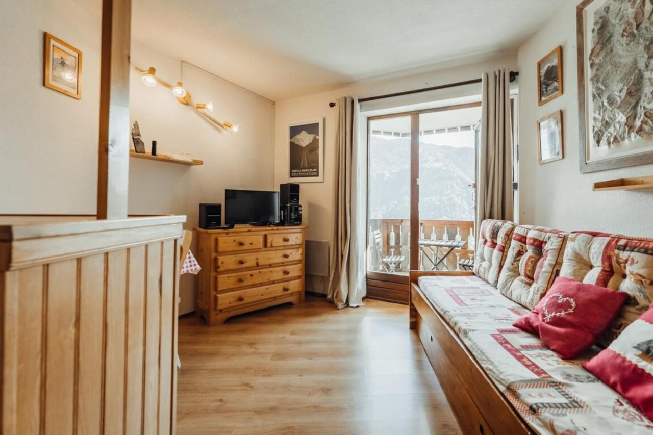 Furnished Studio At The Foot Of The Slopes With A Balcony & Mountains View Apartment Saint-Gervais-les-Bains Exterior photo