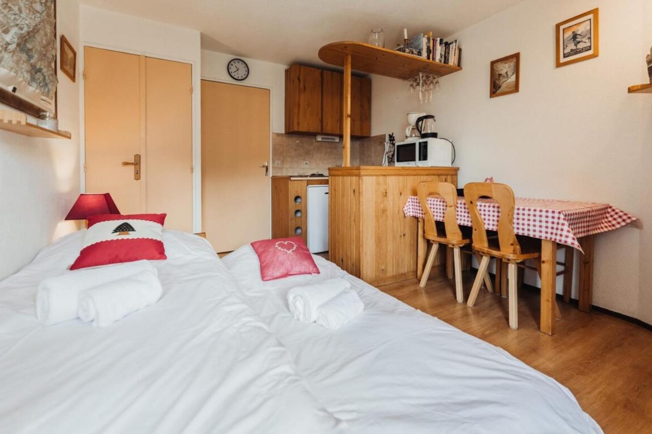 Furnished Studio At The Foot Of The Slopes With A Balcony & Mountains View Apartment Saint-Gervais-les-Bains Exterior photo